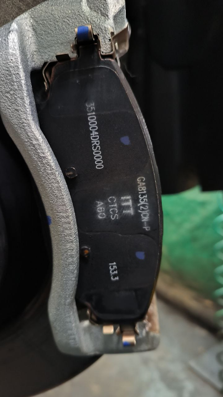 GAC GS8: какие тормозные колодки выбрать? — GAC GS8 (2G), 2 л, 2023 ...