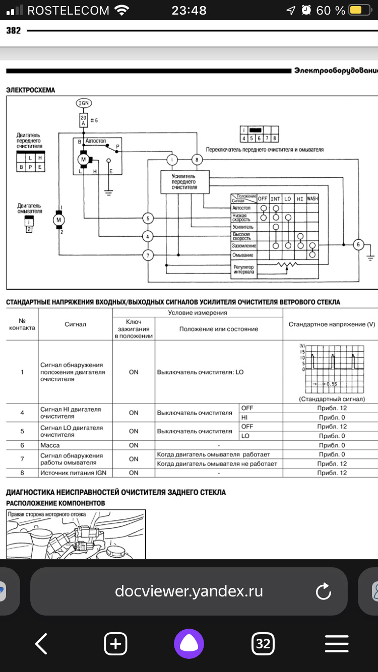 Задний дворник в прерывистом режиме. — Honda Stepwgn (1G), 2 л, 2000 года |  тюнинг | DRIVE2