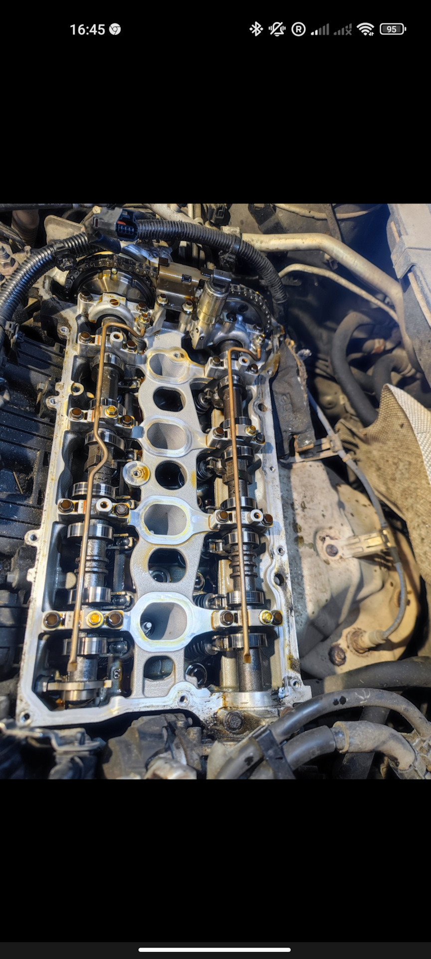 Замена прокладки клапанной крышки — Mazda 6 (3G) GJ, 2,5 л, 2015 года ...