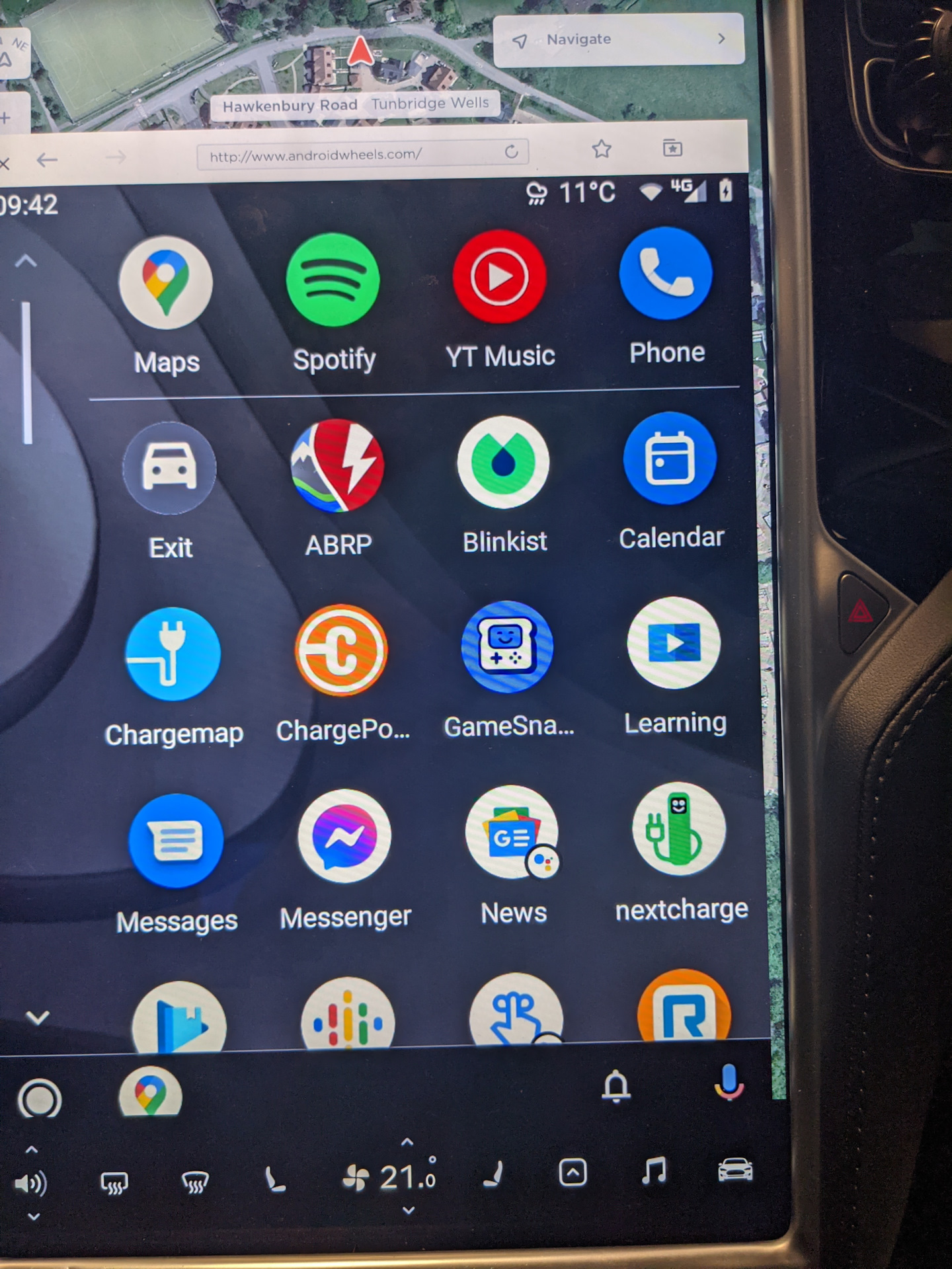 TeslAA Android Auto через Tesla Browser — Tesla Model 3, 2020 года |  наблюдение | DRIVE2