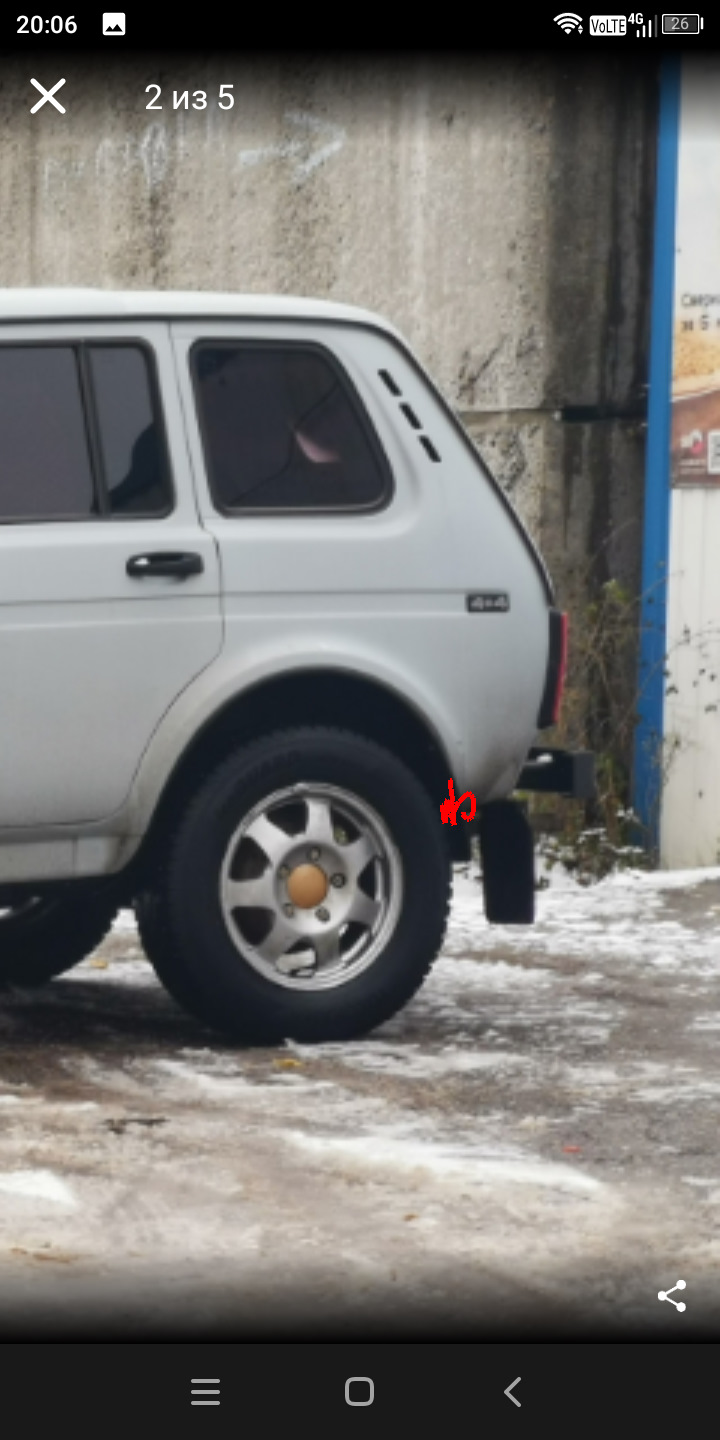 215 70 r16 на ниве. Наверное самая большая резина без лифта. — Lada ...