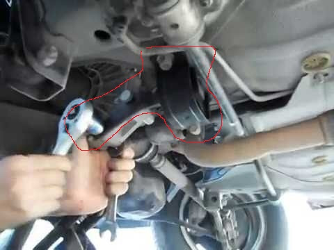 Stražnji nosač motora - skidanje i ugradnja (VAZ-2114 "Samara-2" 2004-2013 / Pog