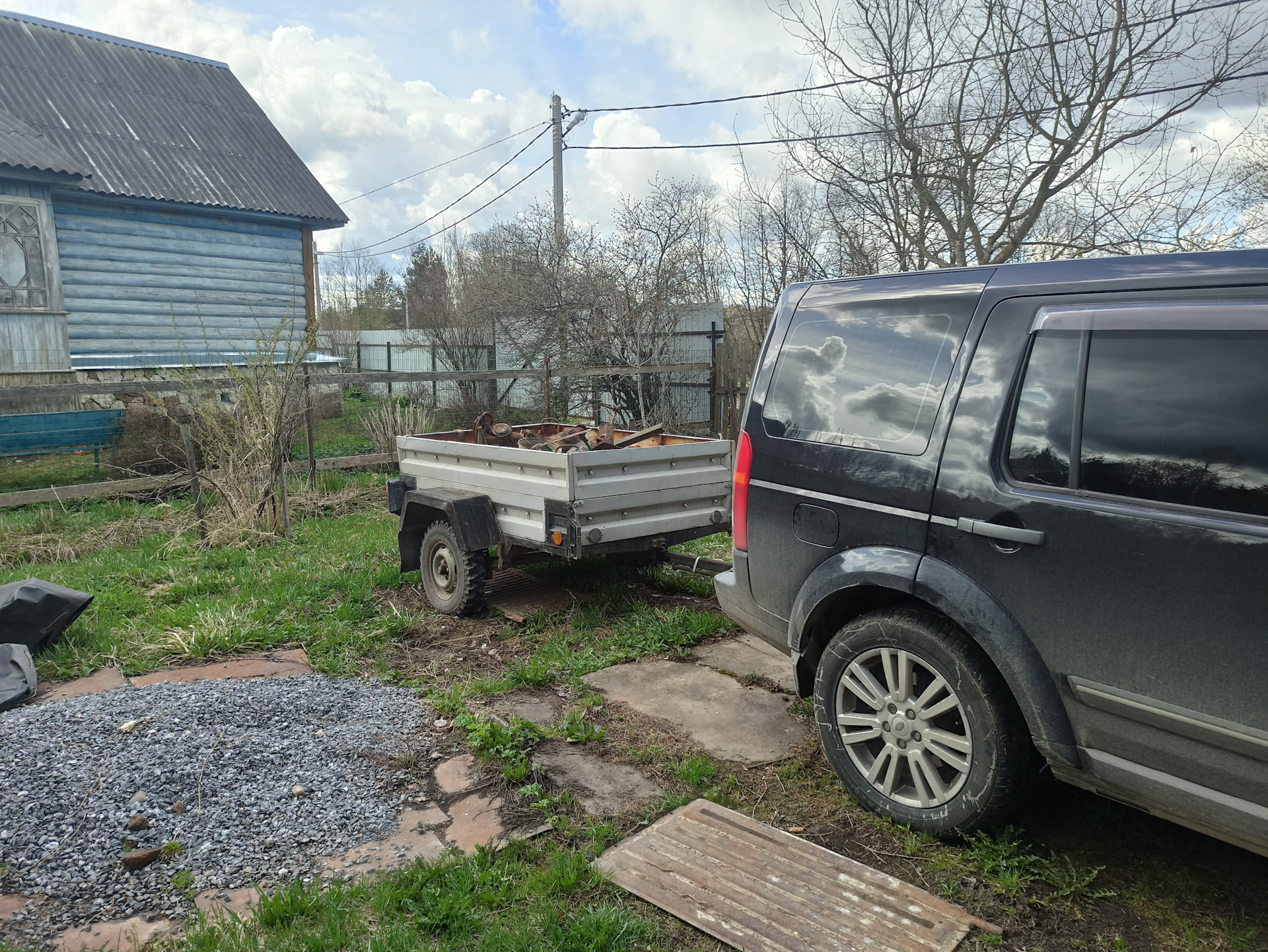 Прицеп, или как незаметно подкралась старость) — Land Rover Discovery III,  2,7 л, 2008 года | аксессуары | DRIVE2