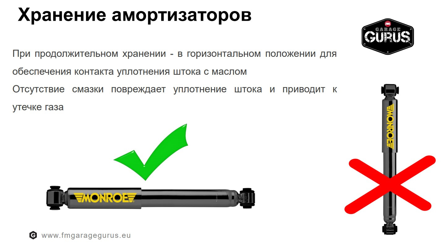 Как правильно хранить амортизаторы — DRIVE2