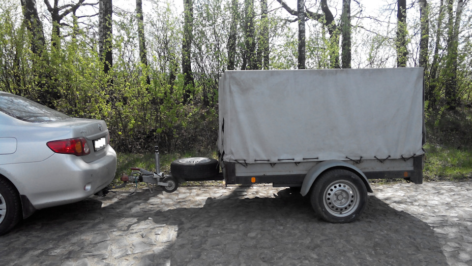 Прицеп "Зубрёнок".Испытания после ремонта. — Сообщество «Прицепы» на DRIVE2