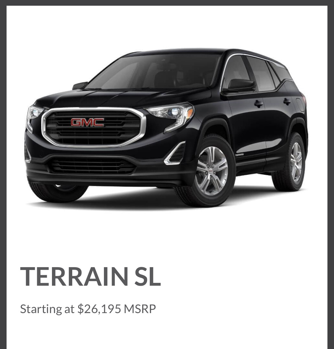 Комплектация SLT. — GMC Terrain (2G), 2 л, 2018 года | покупка машины |  DRIVE2