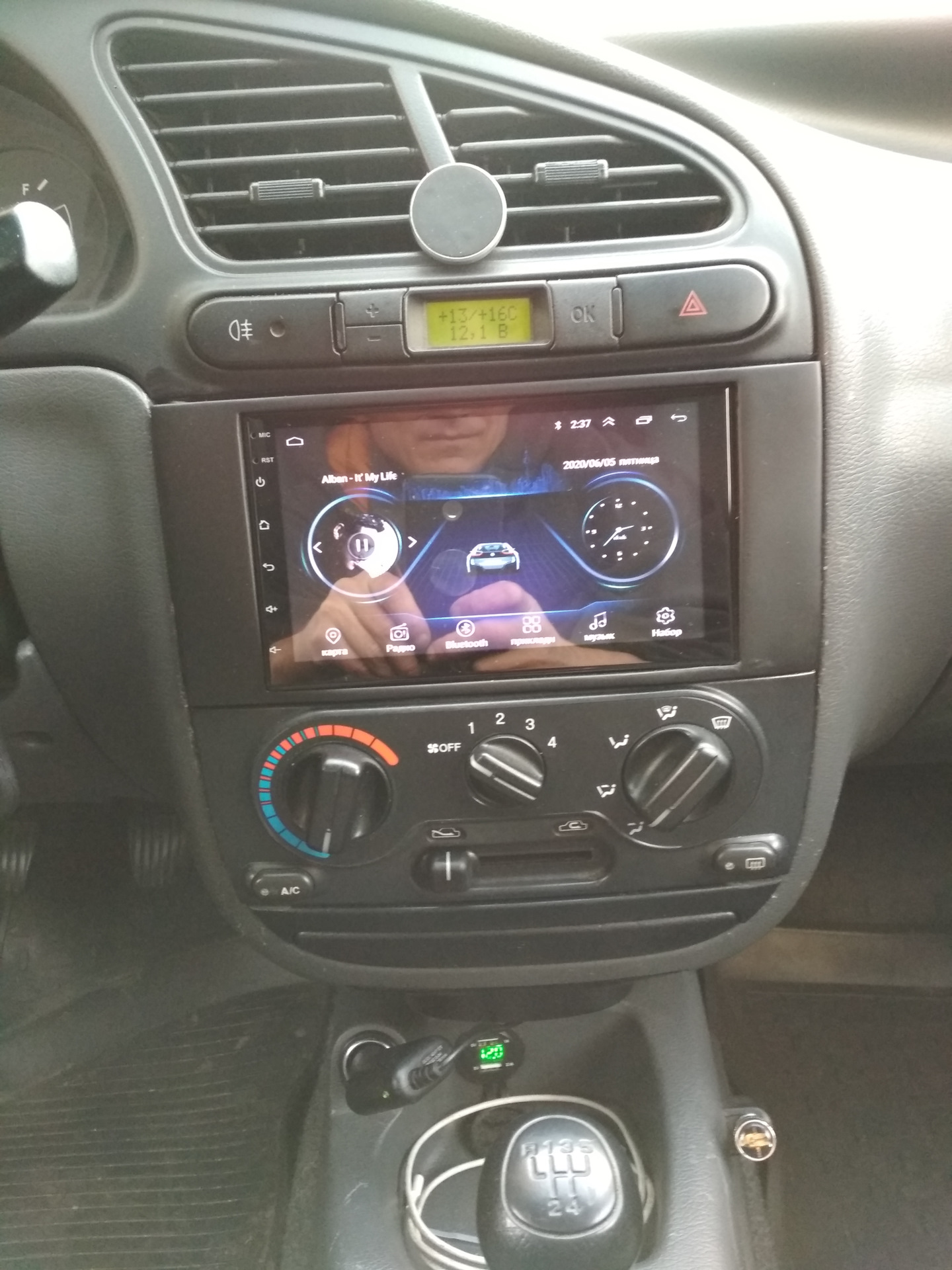 2Din магнитола на андроиде в ланос — Chevrolet Lanos, 1,5 л, 2005 года ...