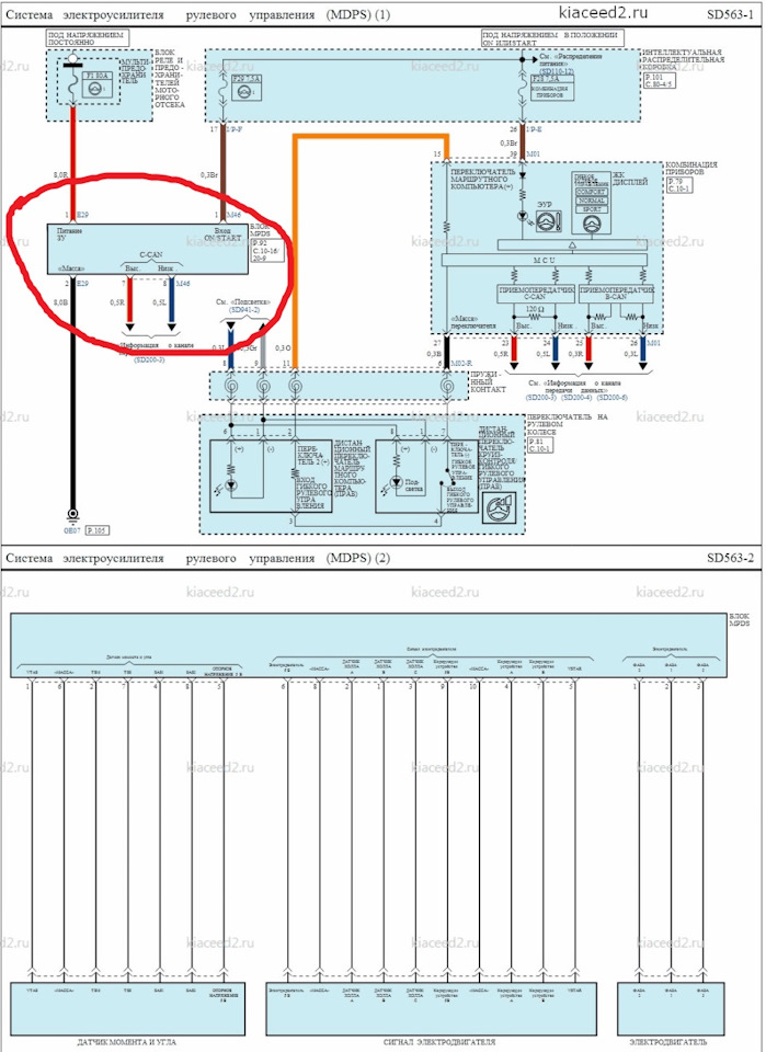 Киа сид схема эур