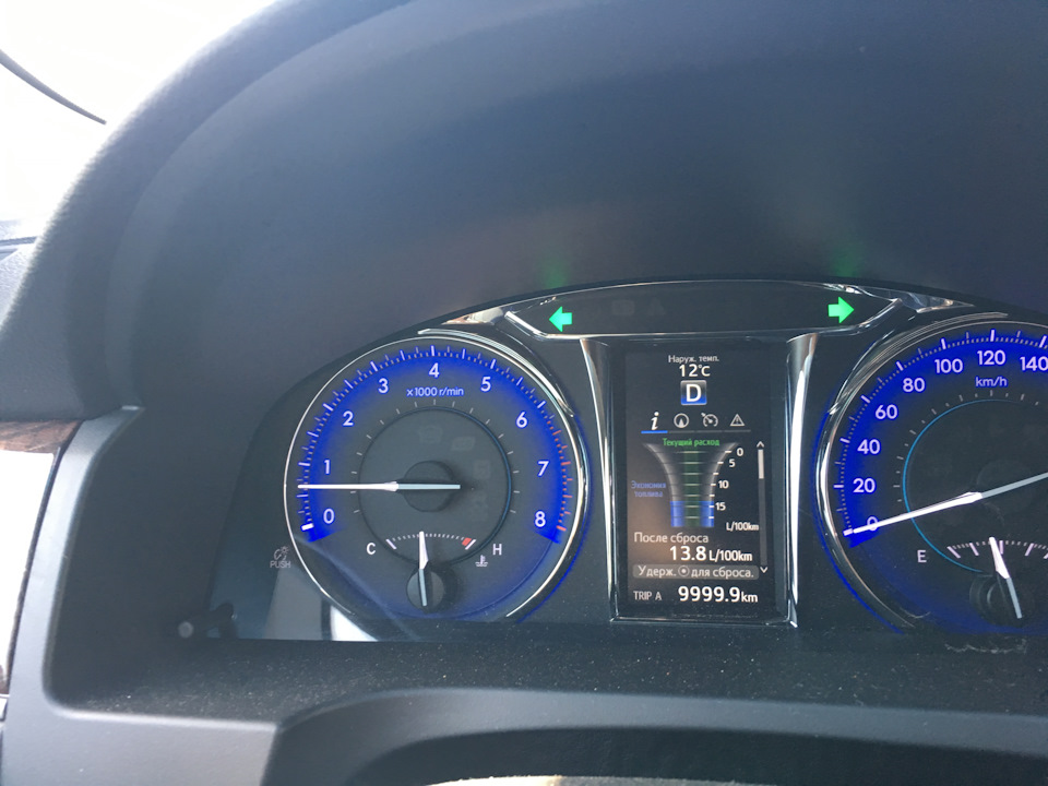 Расход топлива 2-х литровая Камри — Toyota Camry (XV50), 2 л, 2016 года ...