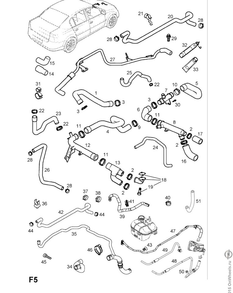 Система охлаждения двигателя опель астра h схема z18xer