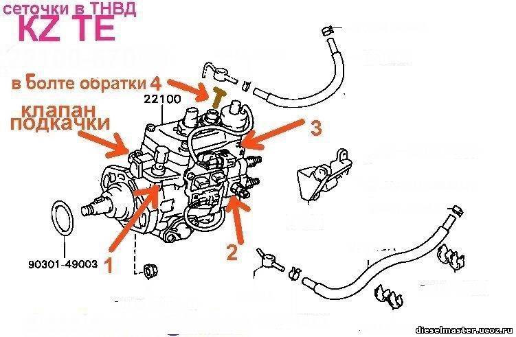 Тнвд 1kz te устройство схема