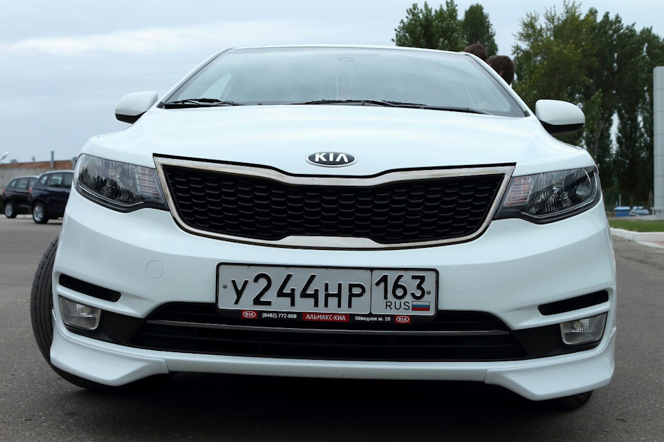 Kia rio тюнинг бампер