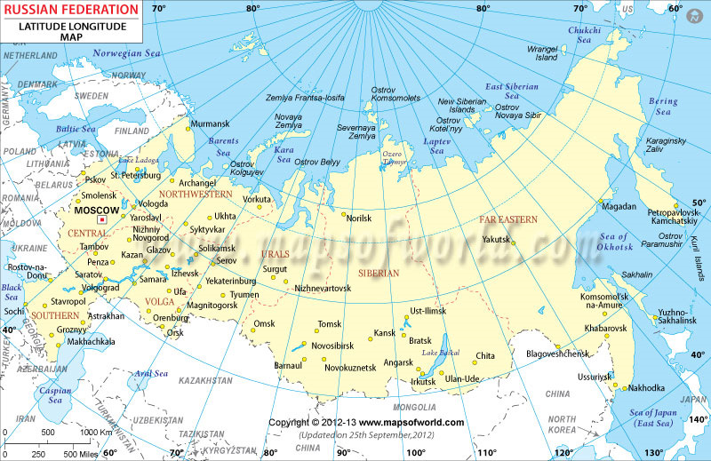 51 широта какие города. Широта и долгота на карте.