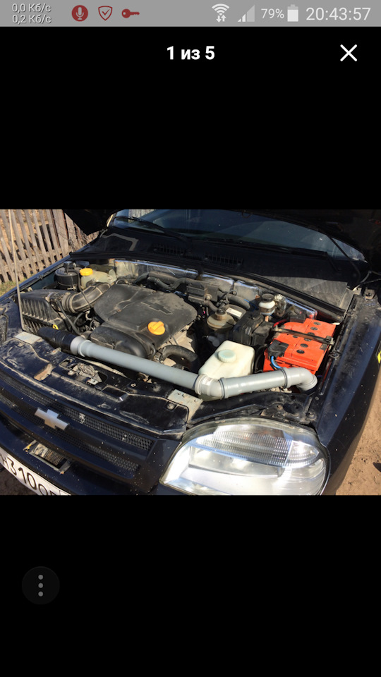 Шнорхель шеви нивы трофи — Chevrolet Niva, 1,7 л, 2015 года ...