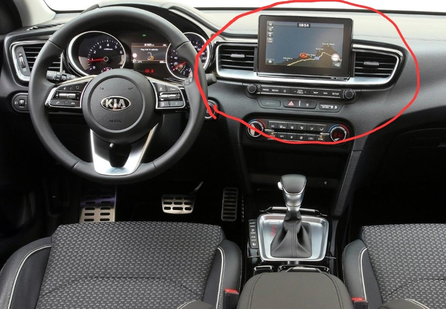 Kia ceed интерьер