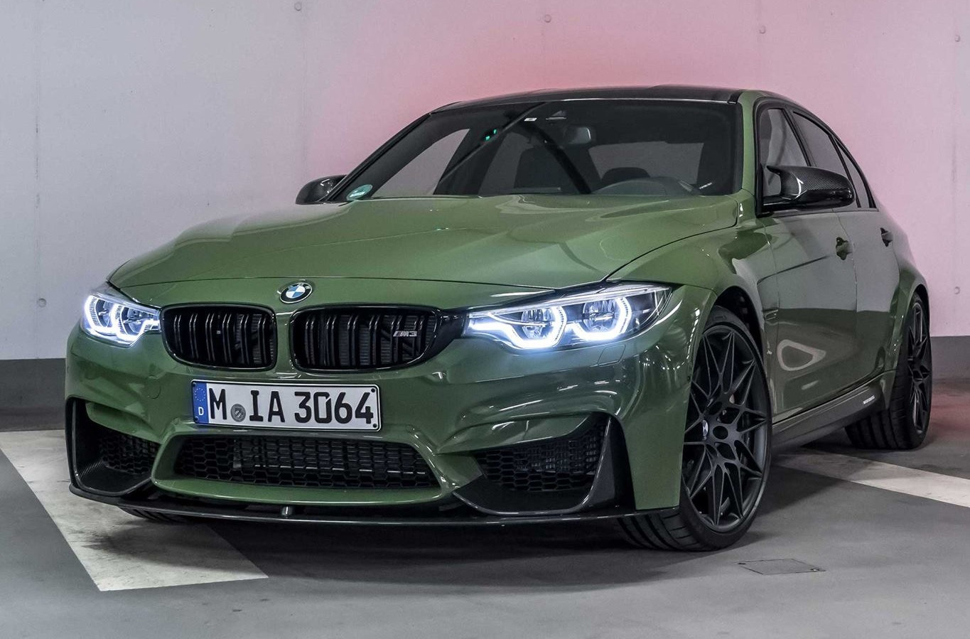 Neon Green BMW m4