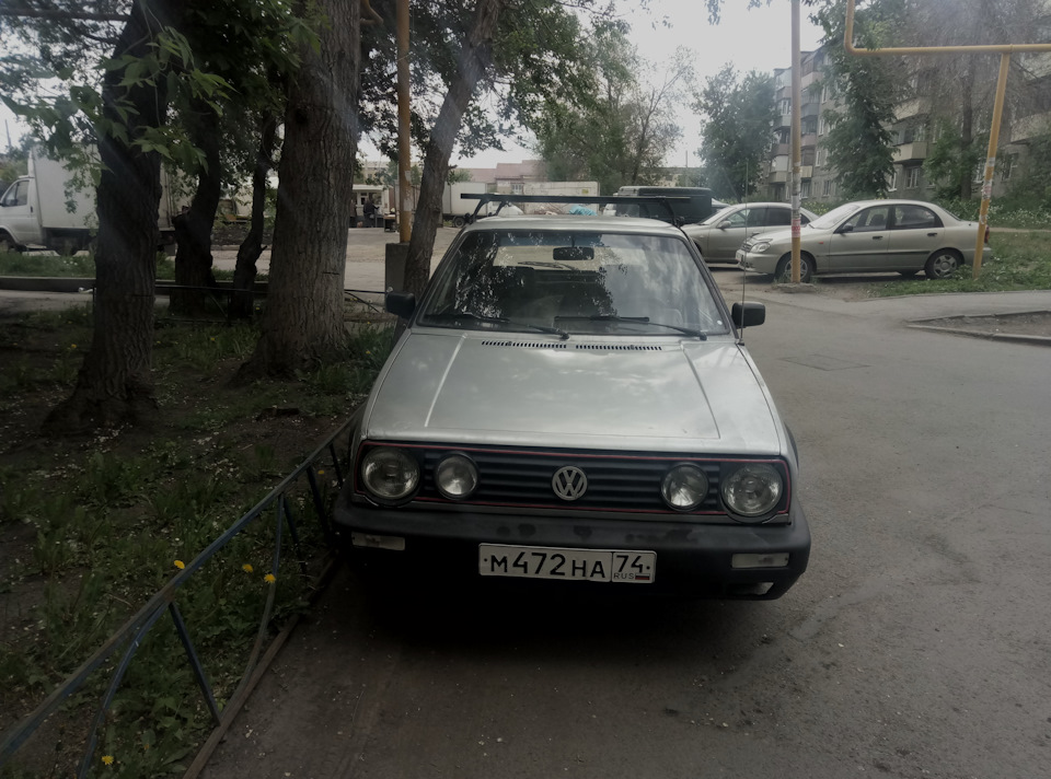 Ищется багажник на крышу, фаркоп. — Volkswagen Golf Mk2, 1,6 л, 1986 ...