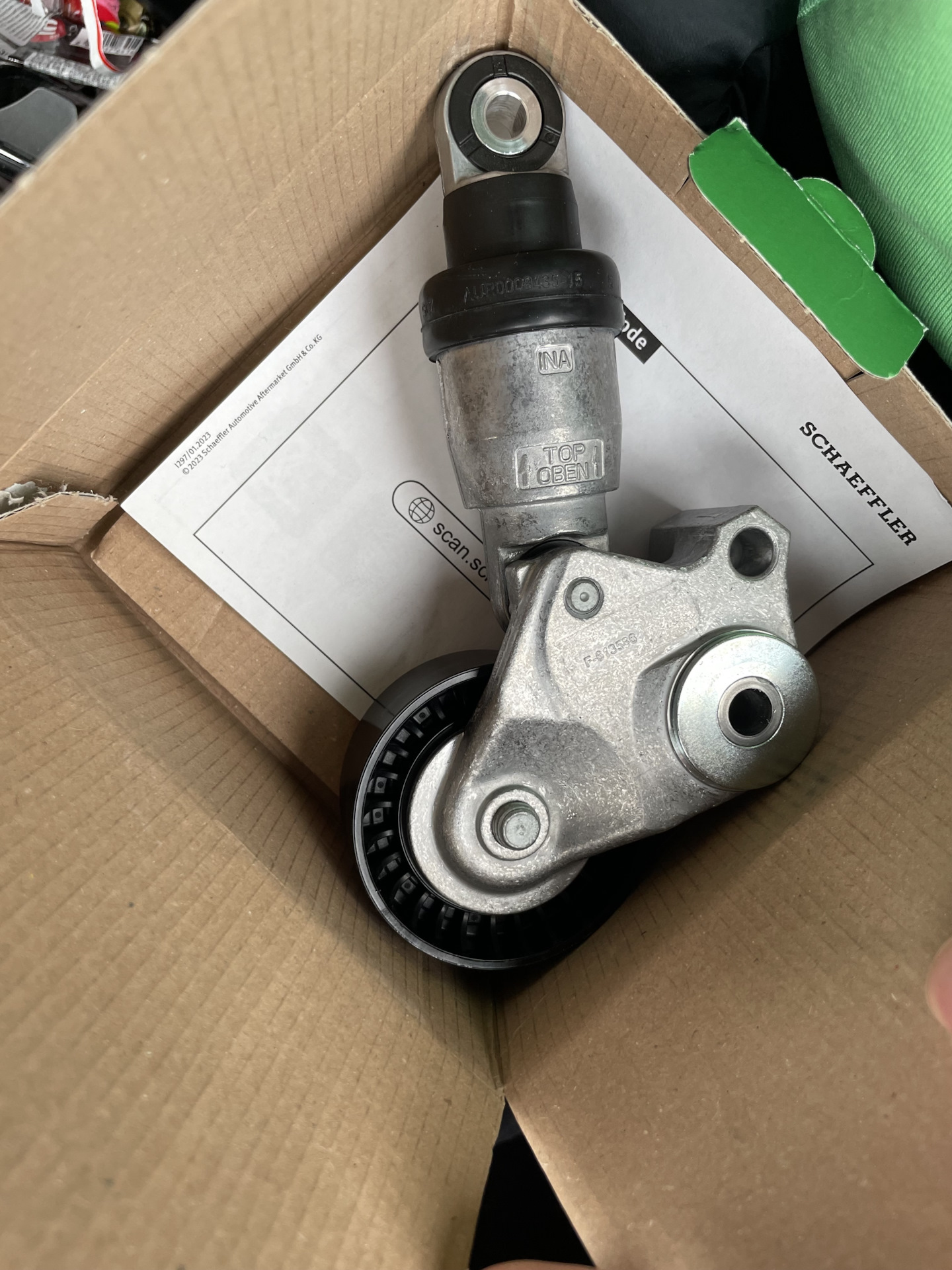 直樹 Натяжитель ремня — Mazda CX-9 (2G), 2,5 л, 2017 года | запчасти