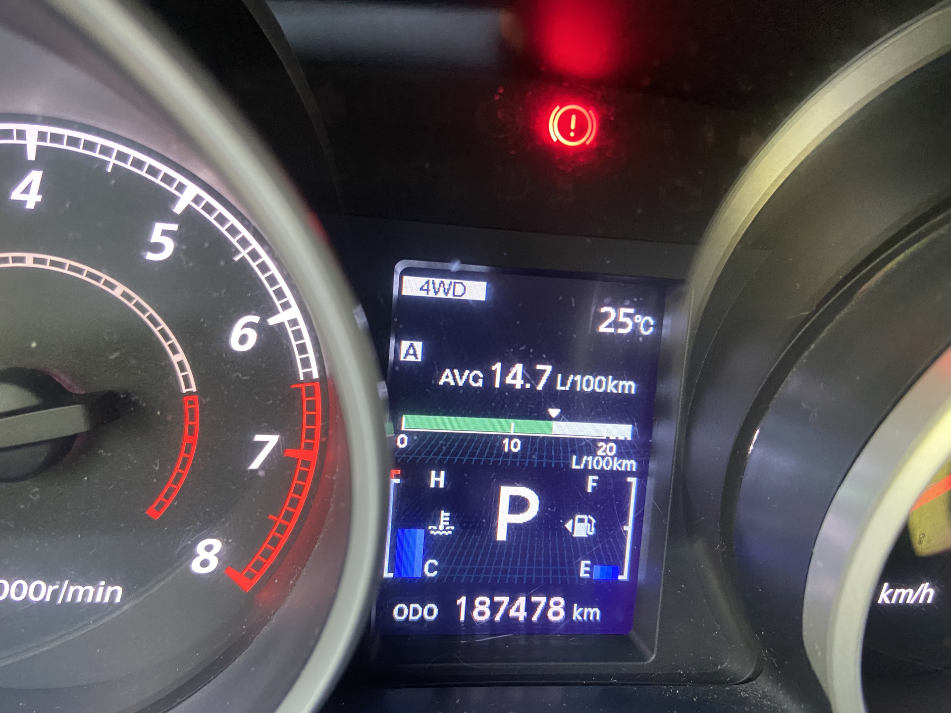 Расход топлива — Mitsubishi Outlander XL, 2,4 л, 2011 года | наблюдение ...