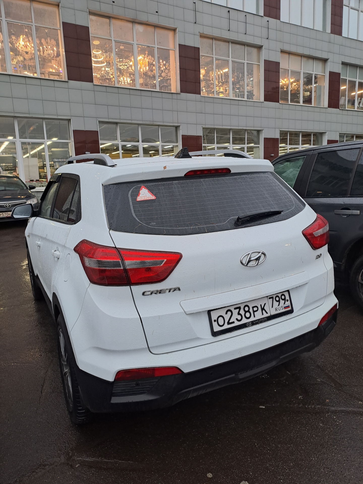 Зимняя резина р 17 225/55 кумхо — Hyundai Creta (1G), 2 л, 2019 года ...