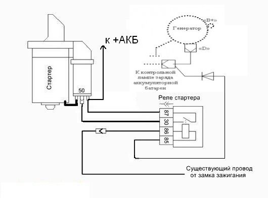 Схема зарядки мтз 80 аккумулятора от генератора