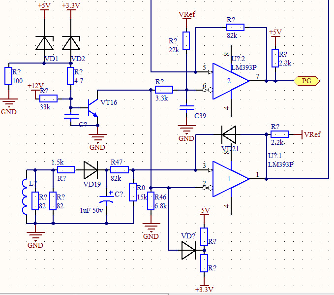 Схема компаратора с гистерезисом на lm393