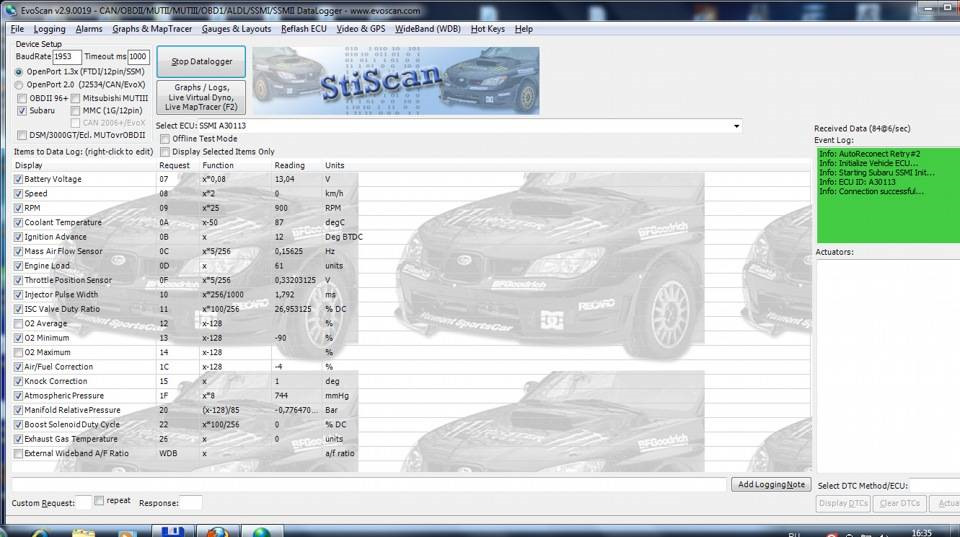 Господа субаристы, как подключить 14 pin разъем диагностики к компу и ...