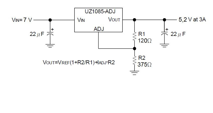 Lt1085 схема включения