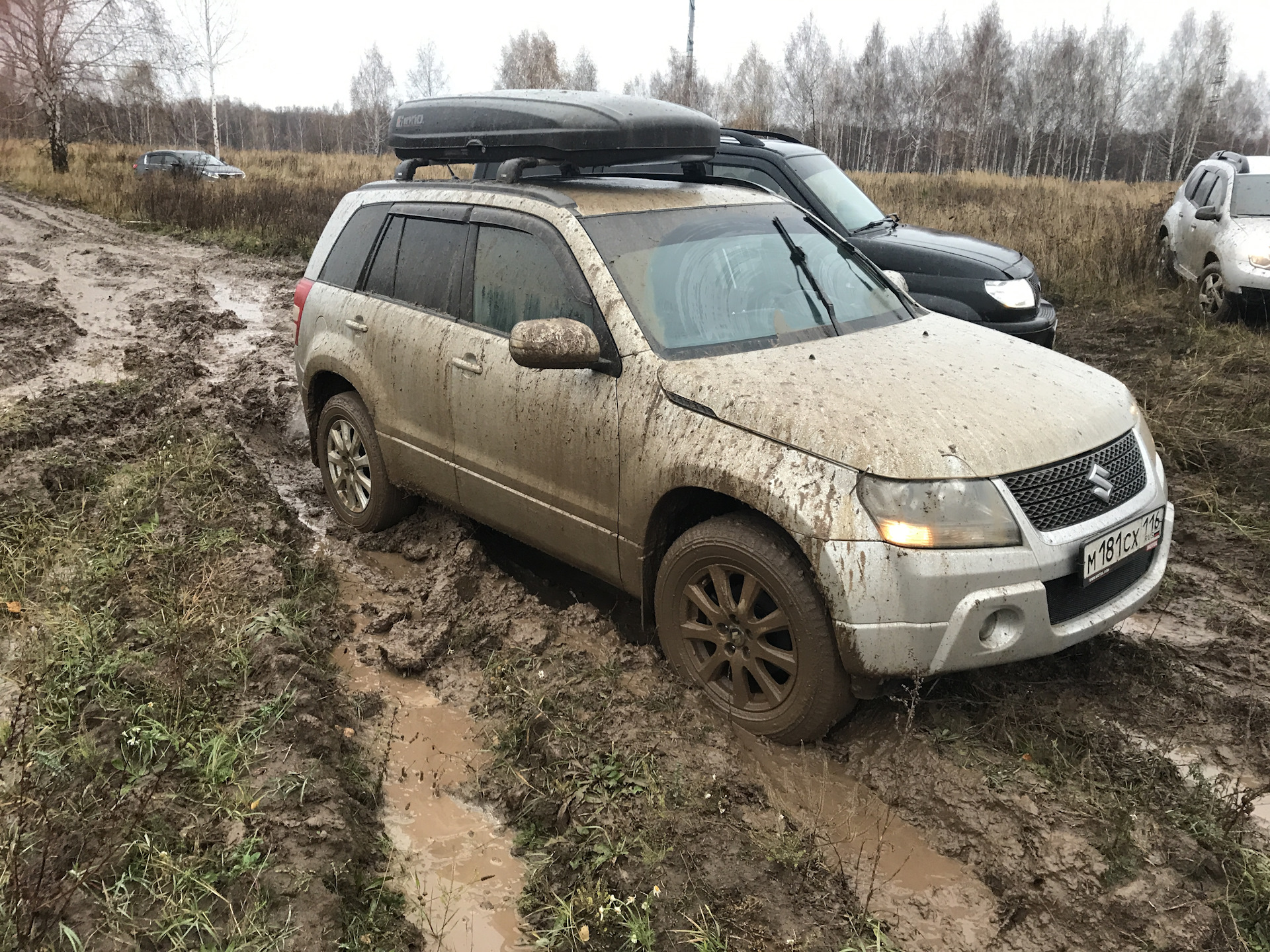 Гранд витара на бездорожье. День автолюбителя с Судзуки.