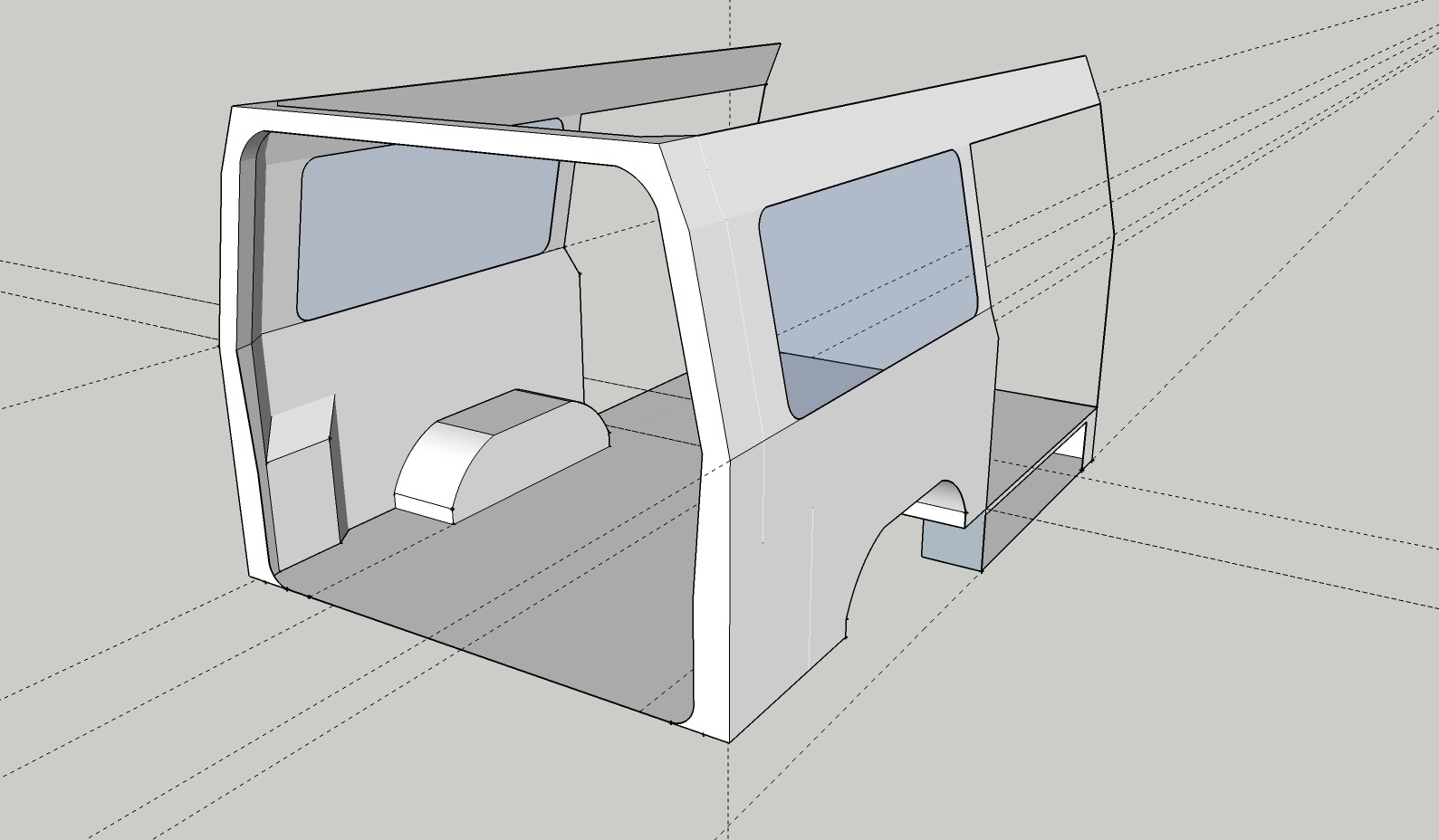 Шкаф купе в sketchup