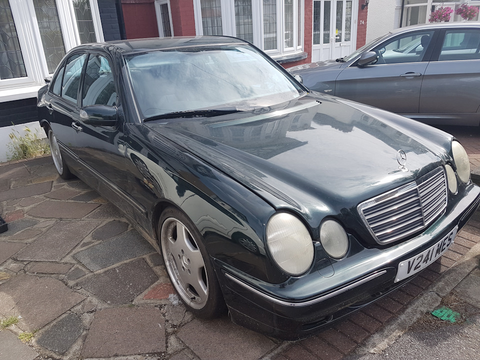 Установка наружных ручек дверей — Mercedes-Benz E-class (W210), 2,2 л ...