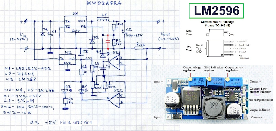 Xl4015e1 микросхема схема включения