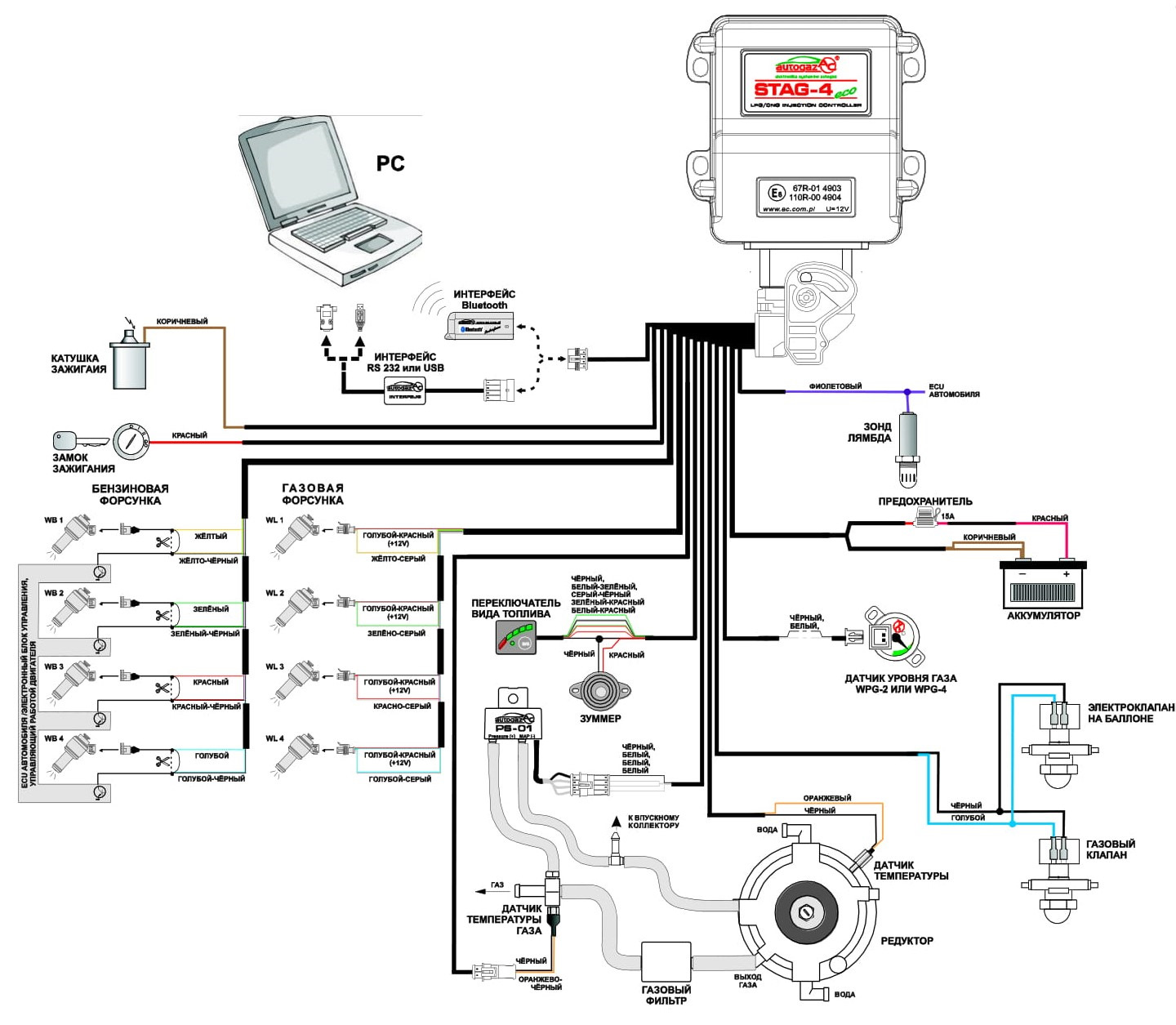 Схема подключения digitronic mp48