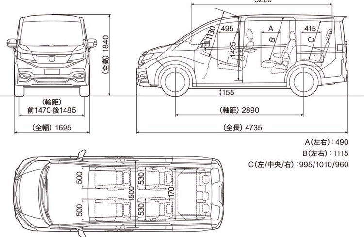 Honda Stepwgn - технические характеристики, модельный …