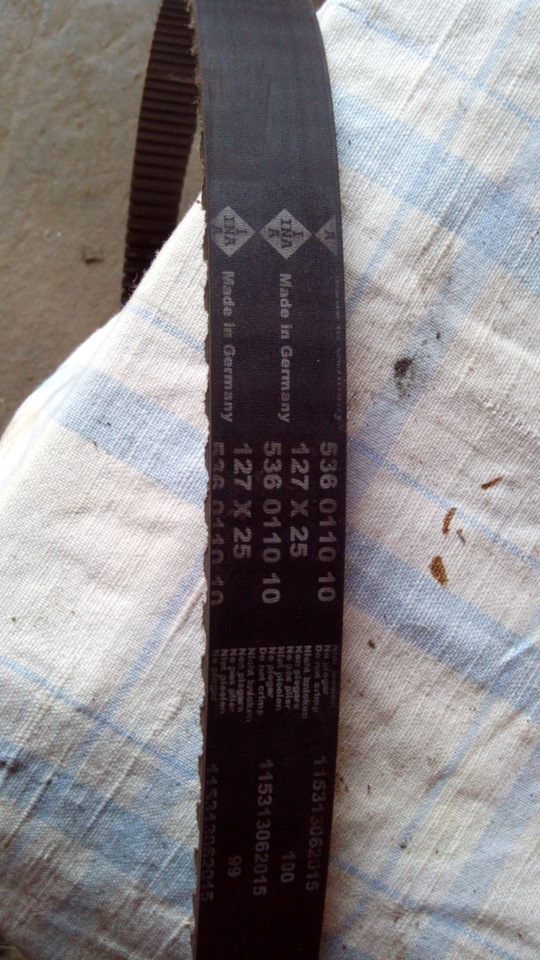 Ремень ГРМ — Chevrolet Cruze (1G), 1,6 л, 2011 года | расходники | DRIVE2