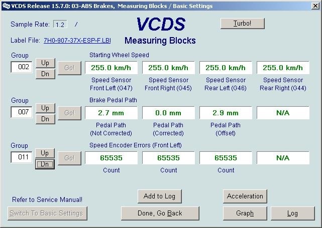 Три абс. VW vr6 2.8 VCDS. VAG VCDS аккумулятор. VCDS 03 блок. Измеряемые величины VCDS.