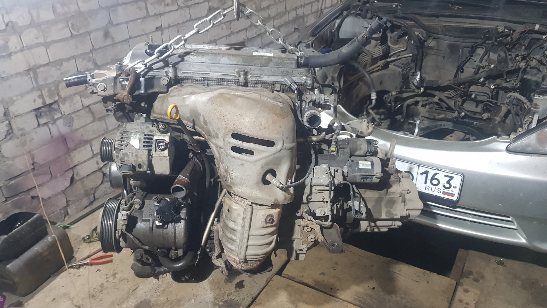 Жесткое сцепление — Toyota Camry (XV30), 2,4 л, 2004 года | наблюдение ...