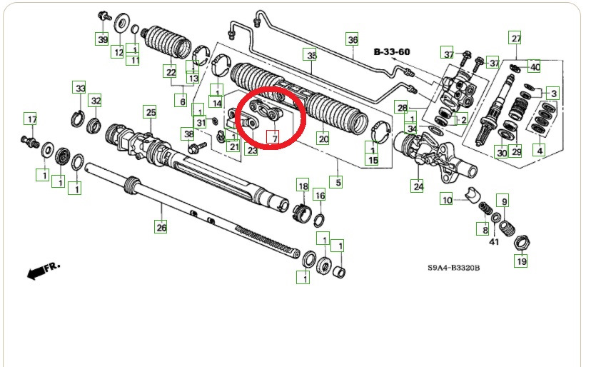 Люфт в рулевой рейке — Honda CR-V (RD4, RD5, RD6, RD7), 2 л, 2006 года ...
