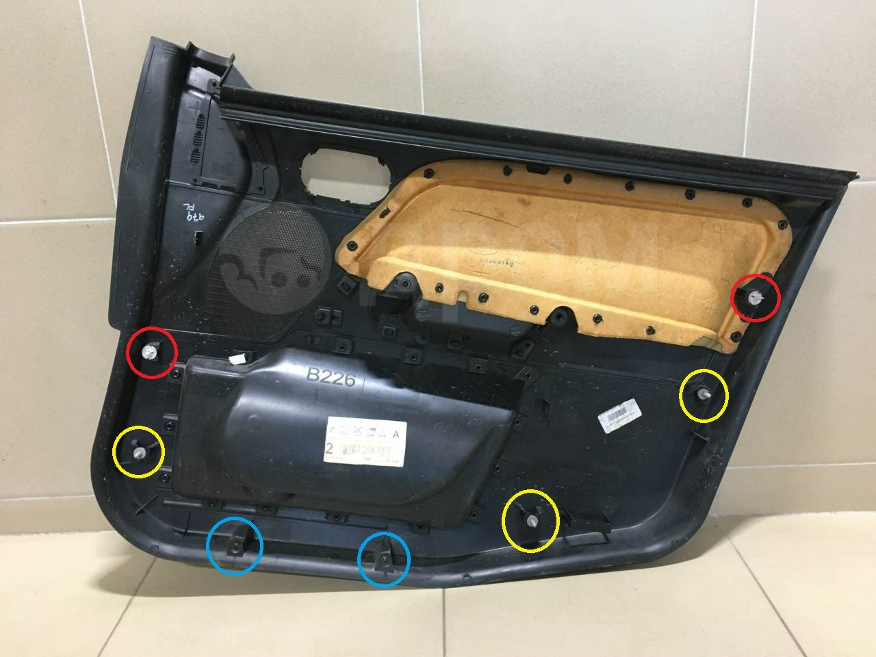 Какие клипсы на обшивки дверей? — Ford Fusion, 1,6 л, 2006 года ...