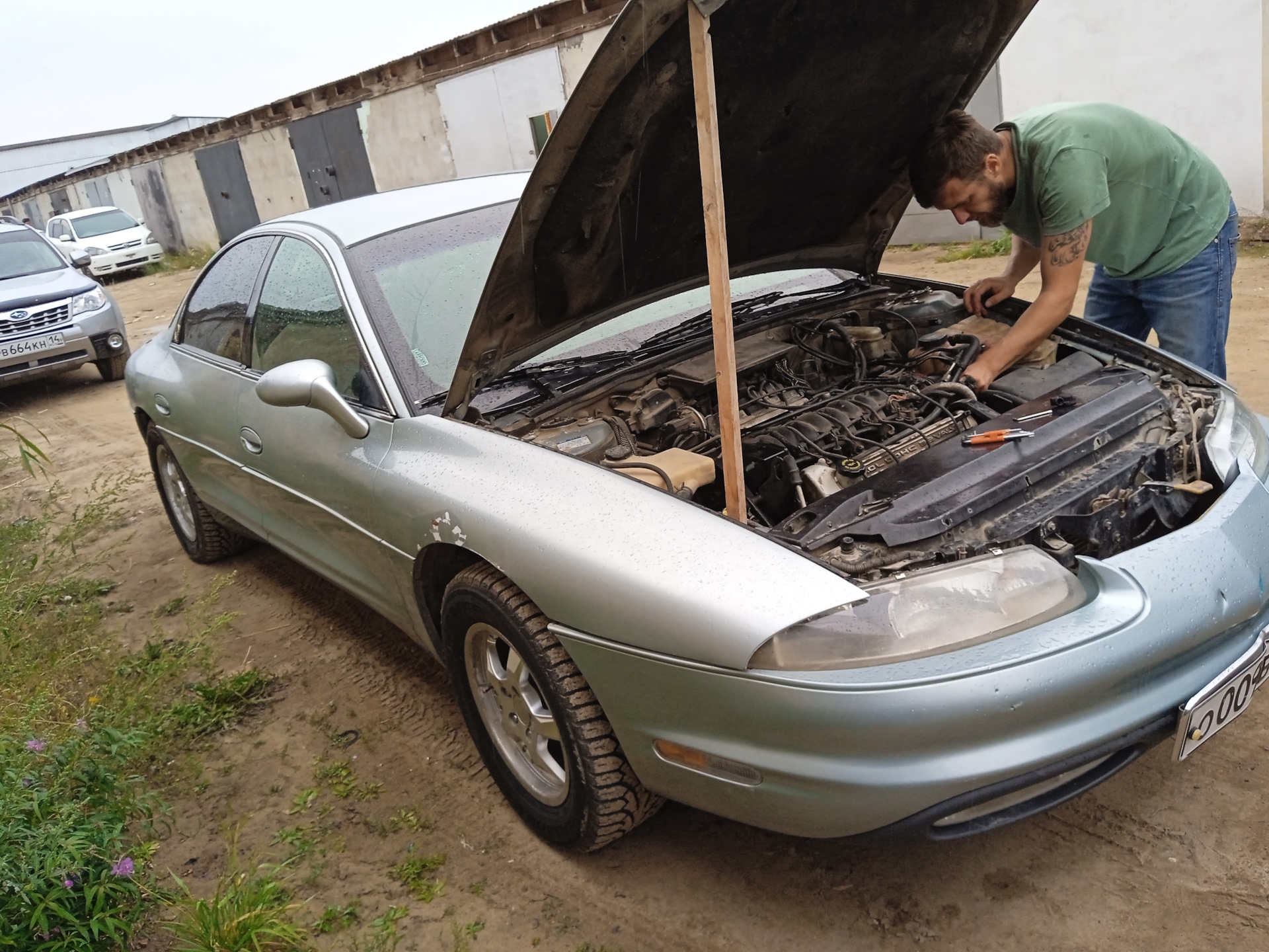 Oldsmobile Aurora 4.0 бензиновый 1995 | 4L V8 Dark Cherry Beauty на DRIVE2