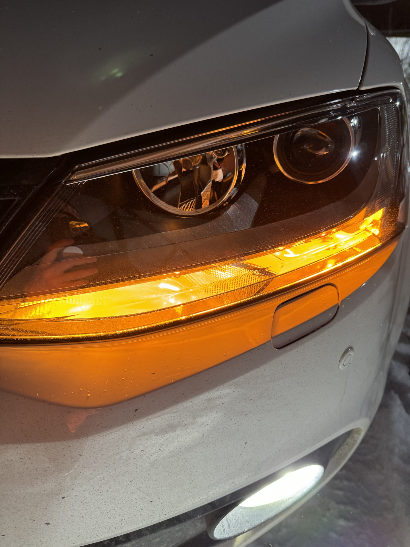 Оранжевые ДХО, небольшое ТО — Volkswagen Jetta VI, 1,4 л, 2013 года ...