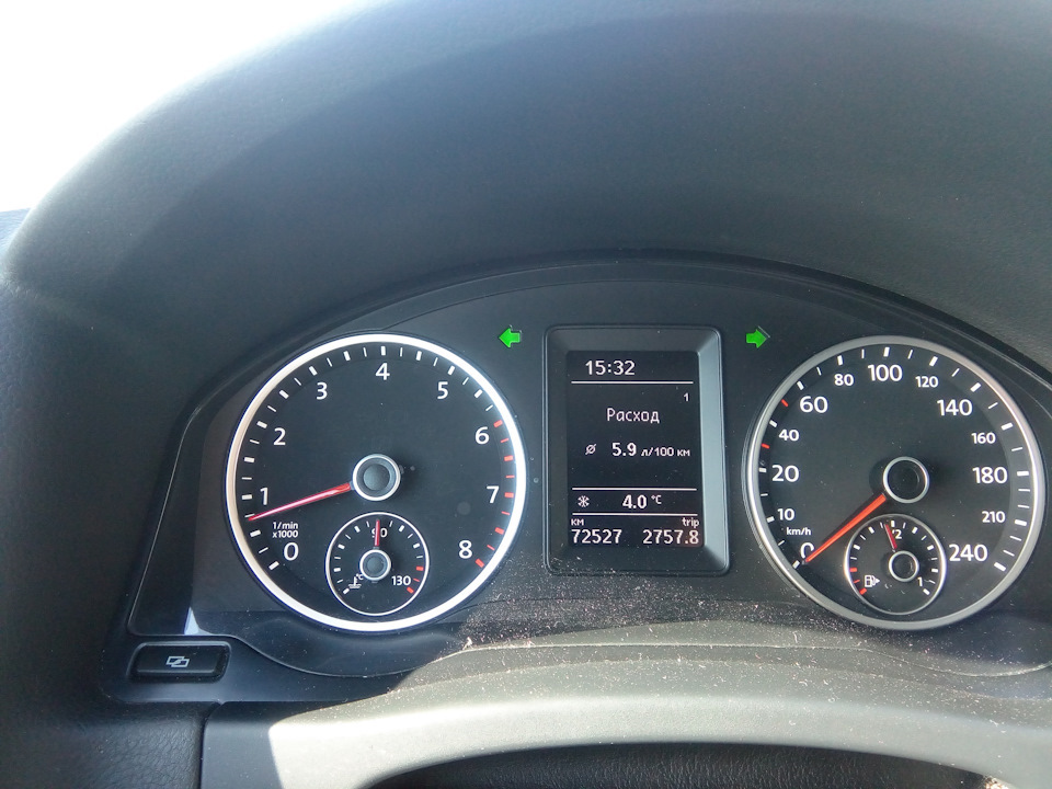 Расход впечатлил — Volkswagen Tiguan (1G), 2 л., 2016 года | обкатка ...