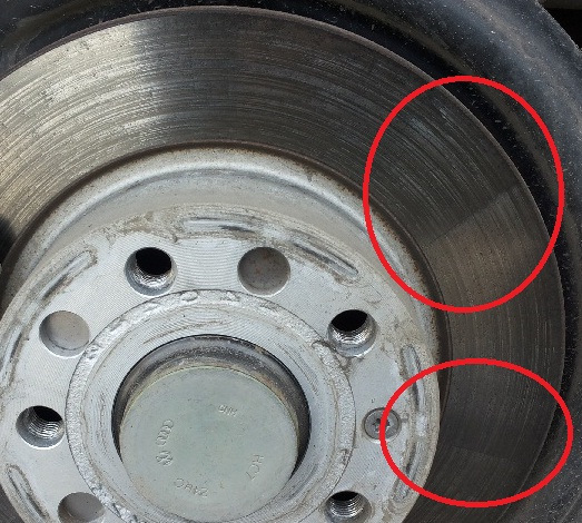 Полосы на тормозных дисках — DRIVE2