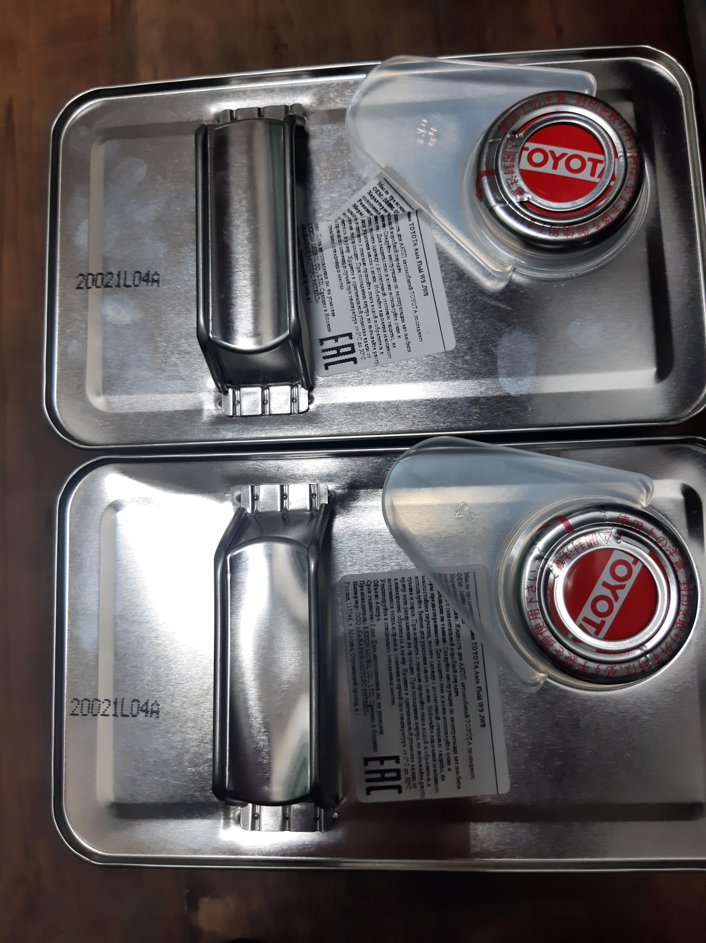 Внимание! Подделка TOYOTA ATF WS 4 08886-02305 4 литра. Продают по 1800 ...