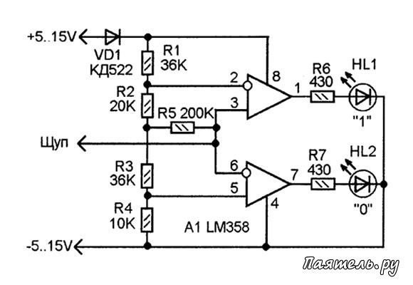 Схемы на микросхеме lm358