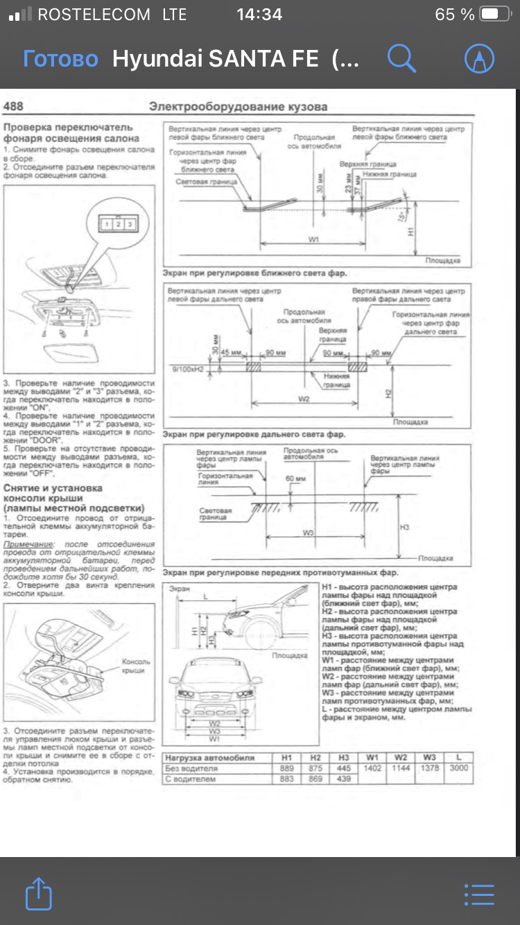 Всем привет, регулировка фар ! — Hyundai Santa Fe (2G), 2,2 л, 2006 ...
