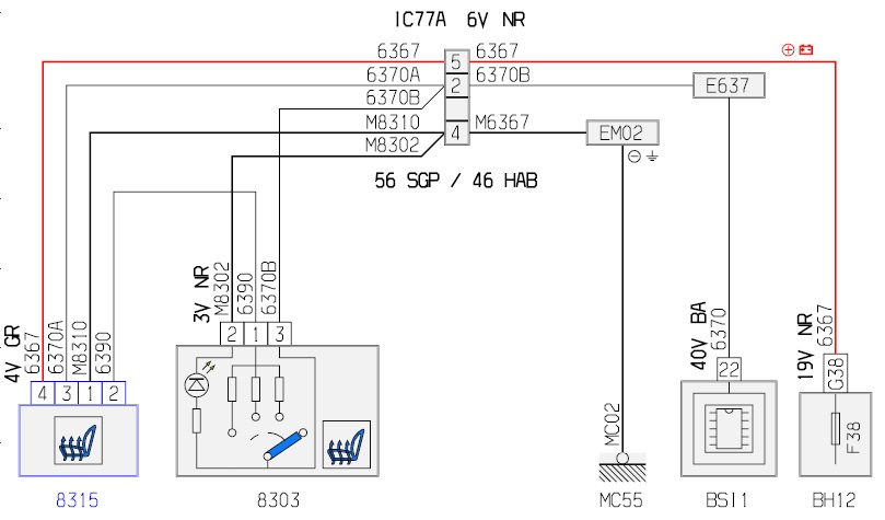 Помогите с подключение электро сидений — Peugeot 407, 2 л, 2004 года ...