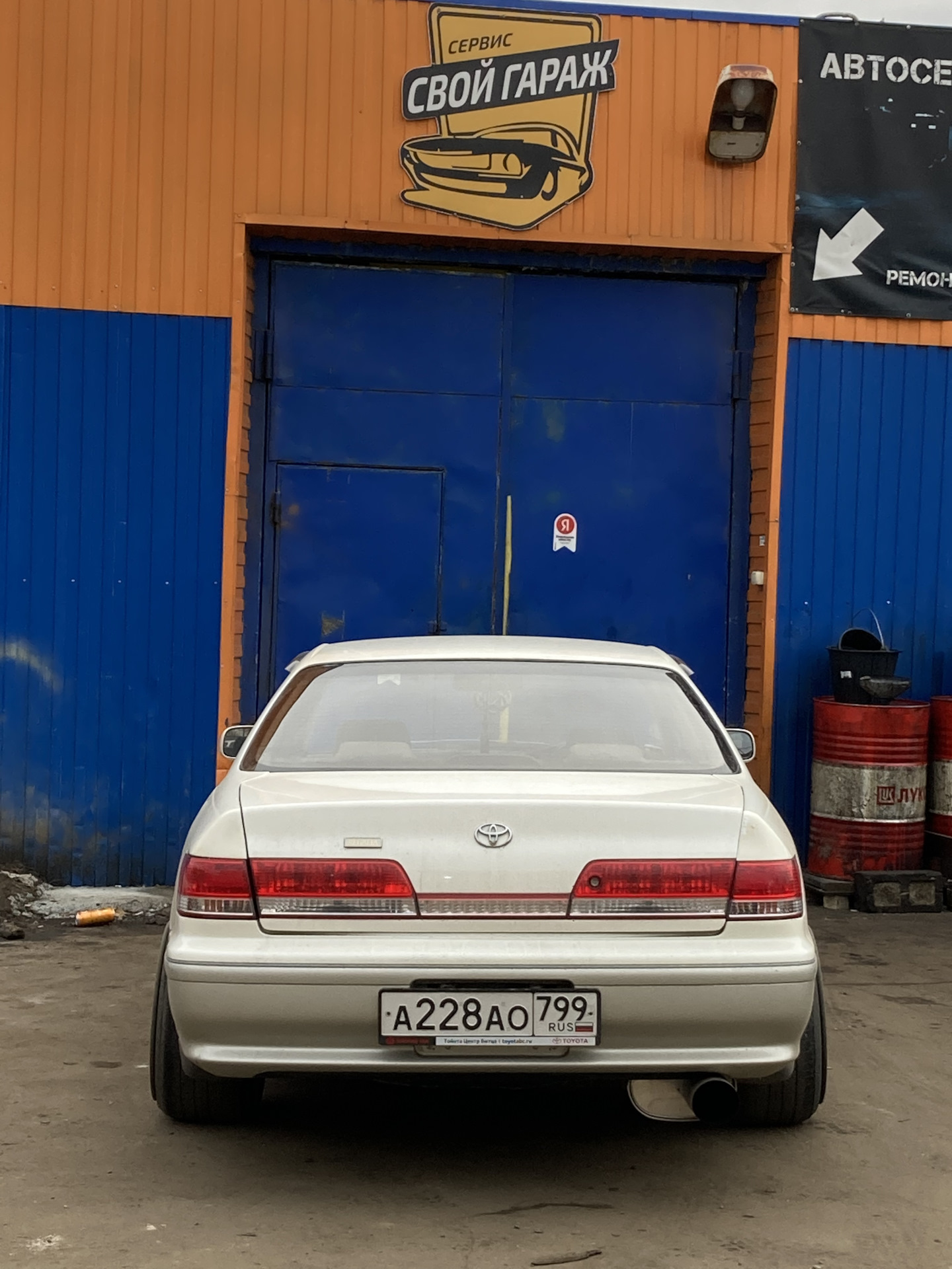 Замена трассы выхлопа от AJS нерж. на JZX105 — Toyota Mark II (100), 2,5 л,  1996 года | тюнинг | DRIVE2