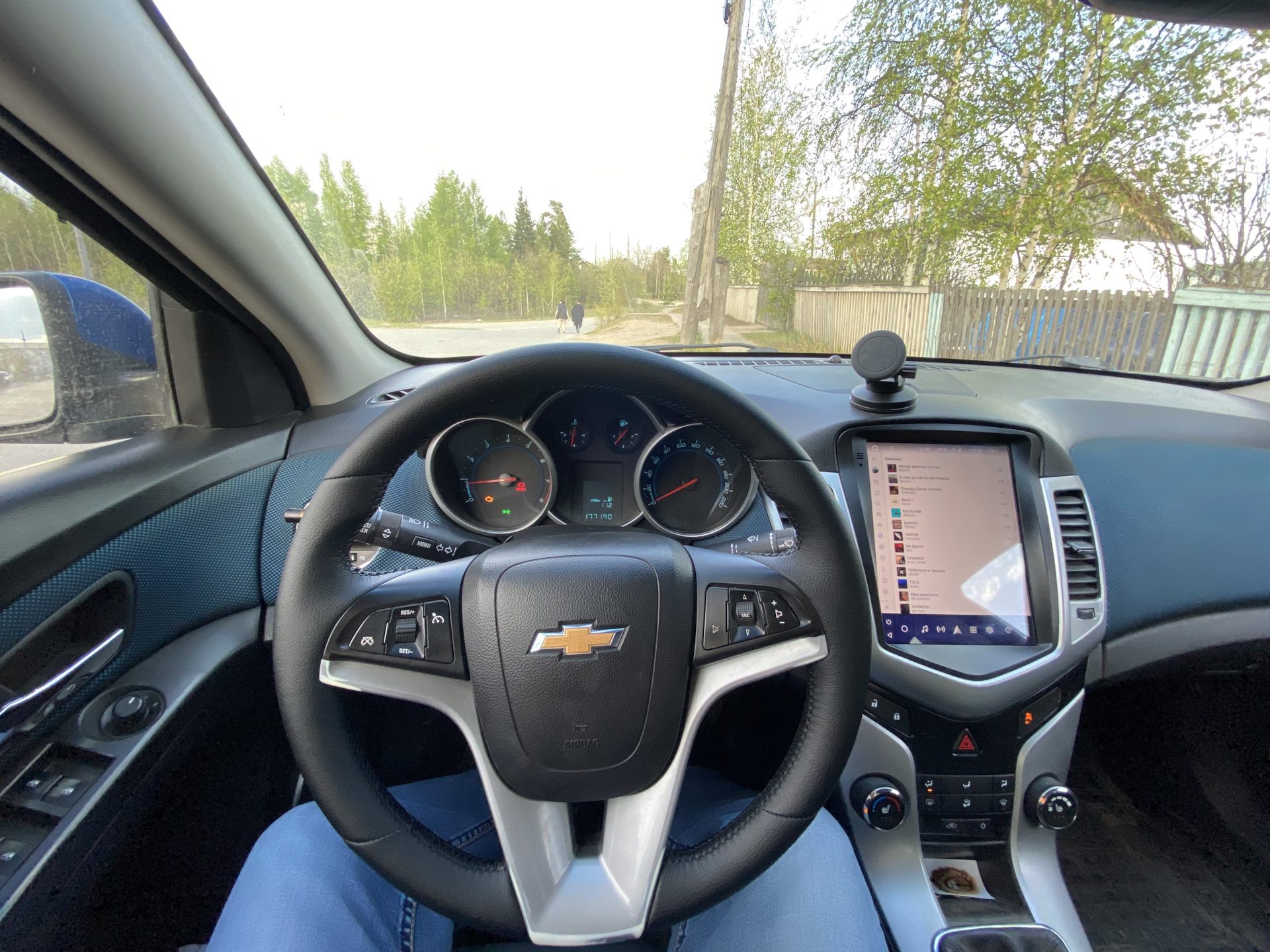 Перетяжка руля "Пермь рулит" — Chevrolet Cruze (1G), 1,6 л, 2010 года ...