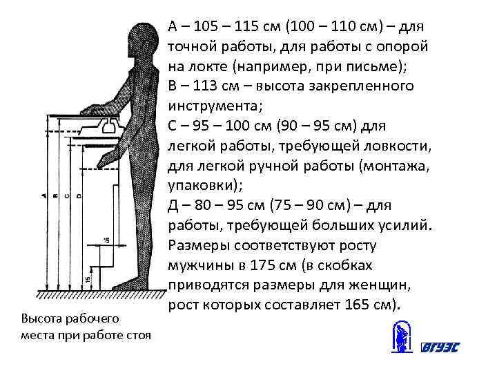 Высота рабочей поверхности стола фото 18